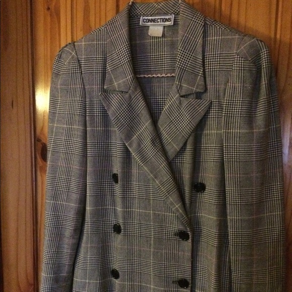 Connections Dresses & Skirts - Vintage Connections Houndstooth Dress